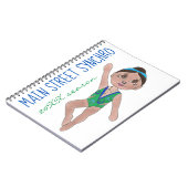 Synchroon synchroon voor synchroon Swimmer Girls S Notitieboek (Linkerzijde)