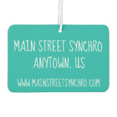 Synchroon van synchroon zwemteam luchtverfrisser (Achterkant)