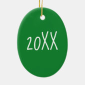 Synchroon zwembad groen synchroon keramisch ornament (Achterkant)