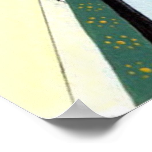 Synchroon zwemmen Afdrukken Poster (Hoek)