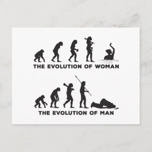 Synchroon zwemmen briefkaart