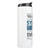 Synchroon zwemmen Coach Crazy Thermosbeker (Gedraaid links)