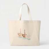 Synchroon zwemmen grote tote bag (Voorkant)