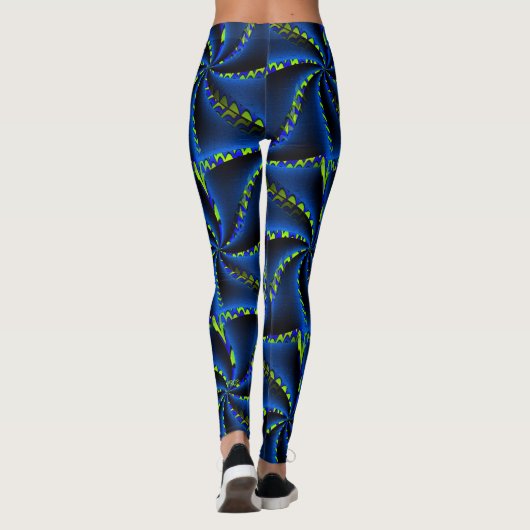Synchroon zwemmen... leggings (Achterkant)