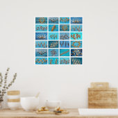 synchroon zwemmen poster (Keuken)