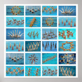 synchroon zwemmen poster (Voorkant)