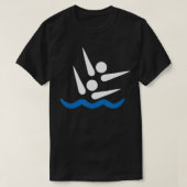 Synchroon zwemmen t-shirt (Design voorkant)