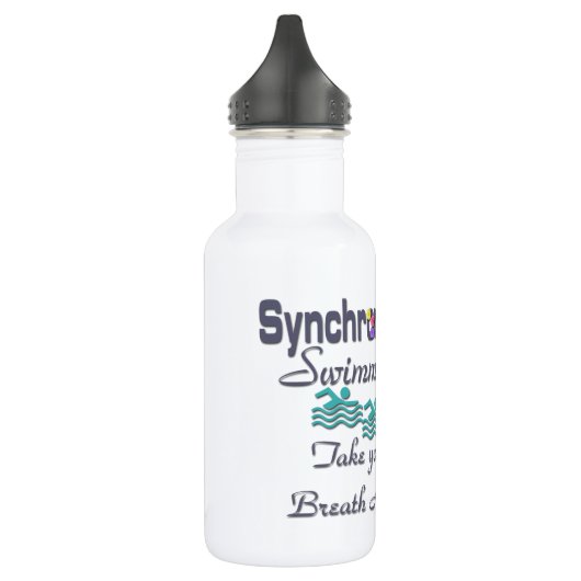 Synchroon zwemmen waterfles  (Links)