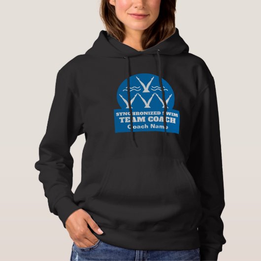 Synchroon zwemteam hoodie (Voorkant)