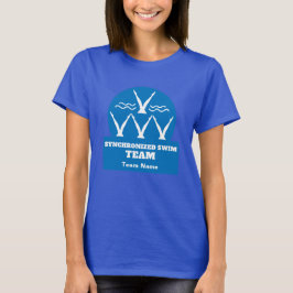 Synchroon zwemteam t-shirt
