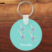 Synchroonzwemmen Sleutelhanger (Voorkant)