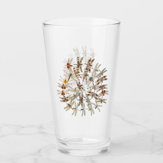 Syncronat Dragonflies Pint Glass Glas (Achterkant)