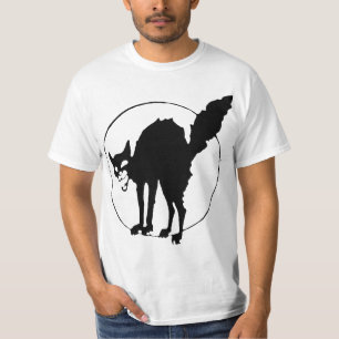 Syndicalistische kat t-shirt