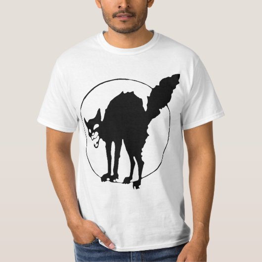Syndicalistische kat t-shirt (Voorkant)