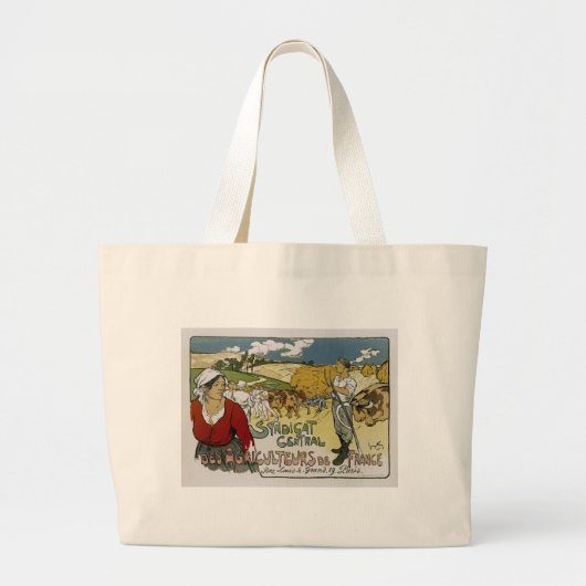 Syndicat Central des Agricultures de France Grote Tote Bag (Voorkant)