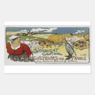 Syndicat Central des Agricultures de France Rechthoekige Sticker