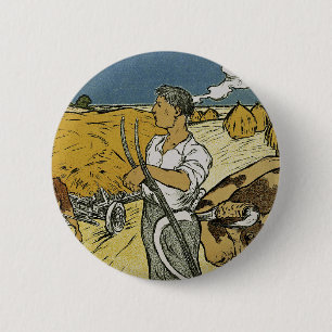 Syndicat Central des Agricultures de France Ronde Button 5,7 Cm