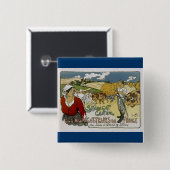 Syndicat Central des Agricultures de France Vierkante Button 5,1 Cm (Voorkant /achterkant)