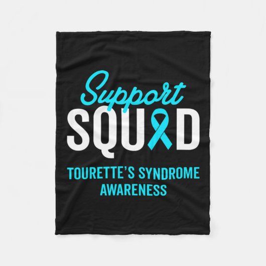 Syndrome Warrior Survivor Awareness Support Squad Fleece Deken (Voorkant)