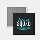 Syndrome Warrior Survivor Awareness Support Squad Magneet (Voorkant / Achterkant)