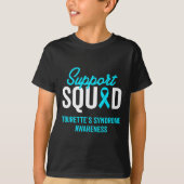 Syndrome Warrior Survivor Awareness Support Squad T-shirt (Voorkant)