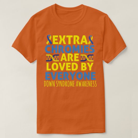 syndroom bewustwording t-shirt (Design voorkant)
