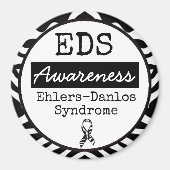 Syndroom van Black en White Ehlers-Danlos EDS Magn Magneet (Voorkant)