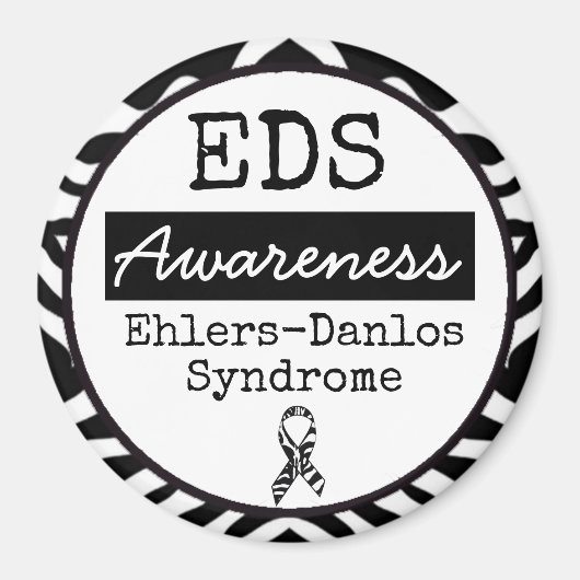 Syndroom van Black en White Ehlers-Danlos EDS Magn Magneet (Voorkant)