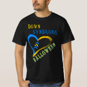 Syndroom van Down Halloween T-shirt (Voorkant)