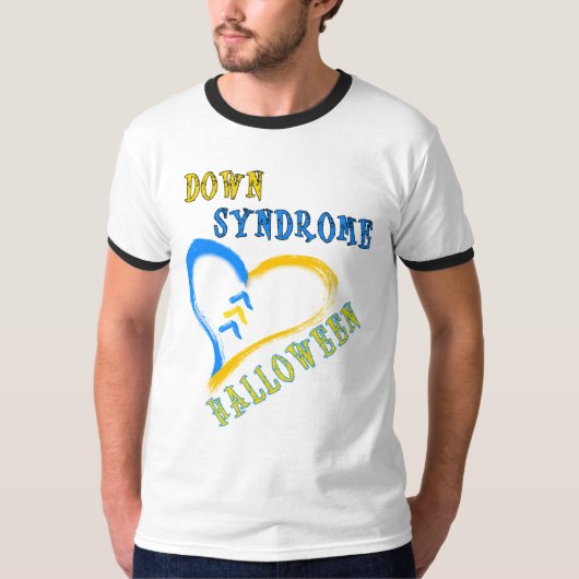 Syndroom van Down Halloween T-shirt (Voorkant)