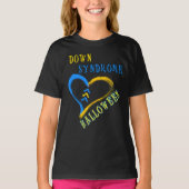 Syndroom van Down Halloween T-shirt (Voorkant)