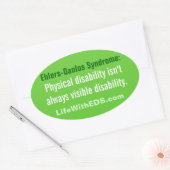 Syndroom van Ehlers-Danlos (EDS) Sticker (Envelop)