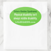 Syndroom van Ehlers-Danlos (EDS) Sticker (Tas)