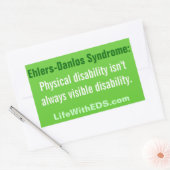Syndroom van Ehlers-Danlos (EDS) Sticker (Envelop)