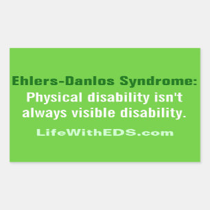 Syndroom van Ehlers-Danlos (EDS) Sticker