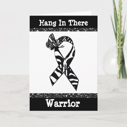 Syndroom van Ehlers-Danlos EDS Zebra Awareness Kaa Kaart (Voorkant)