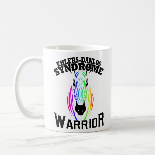 Syndroom van Ehlers-Danlos Flexible Warrior Coffee Koffiemok (Links)