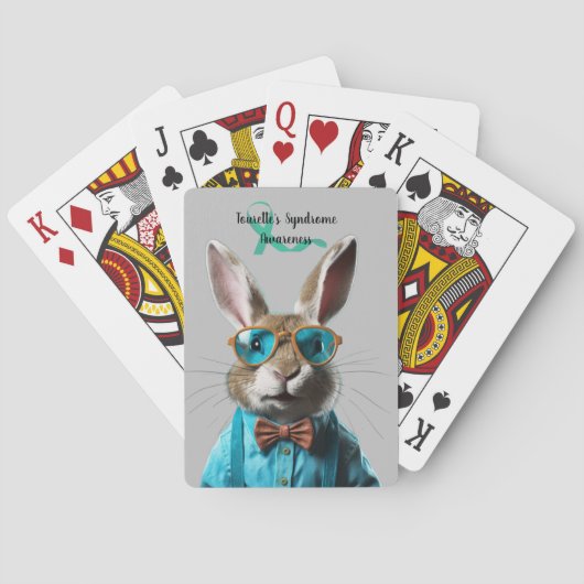 Syndroom van Gilles de la Tourette Aangepaste Spee Pokerkaarten (Achterkant)