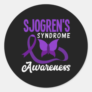Syndroom van Sjögren bewustzijn Sjögren-syndroom w Ronde Sticker