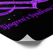 Syndroom van Sjögren - Warrior Down-syndroom Poster (Hoek)