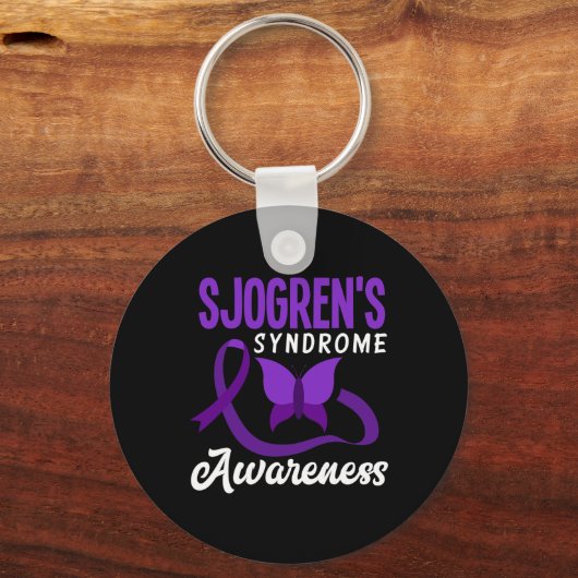 Syndroom van Sjogren-warrior Sleutelhanger (Voorkant)