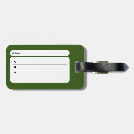 Syndroom van Sturge-Weber Warrior Bagagelabel (Achterkant horizontaal)