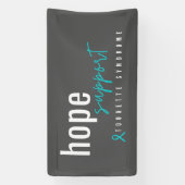 Syndroom van Tourette, hoop op steun. Bannerbord Spandoek (Verticaal)