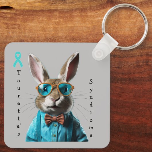 Syndroom van Tourette-Sleutelhanger Sleutelhanger (Achterkant)