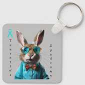 Syndroom van Tourette-Sleutelhanger Sleutelhanger (Achterkant)