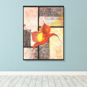 Synergy Hand-geïllustreerde (Ebony Edge) Canvas Ar (Insitu (Houten vloer))