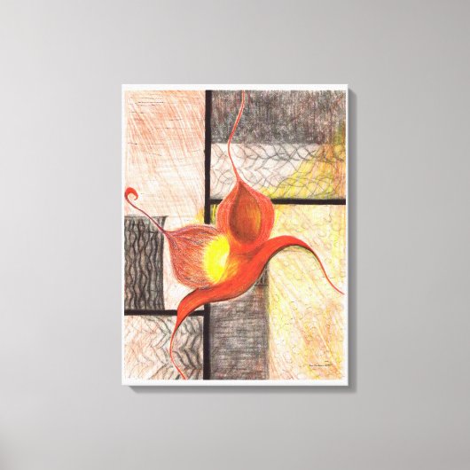 Synergy Hand-geïllustreerde (Ivory Edge) Canvas Ar Afdruk (Voorkant)