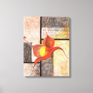 Synergy Hand-Illustrated (Randloos) Canvas Kunst