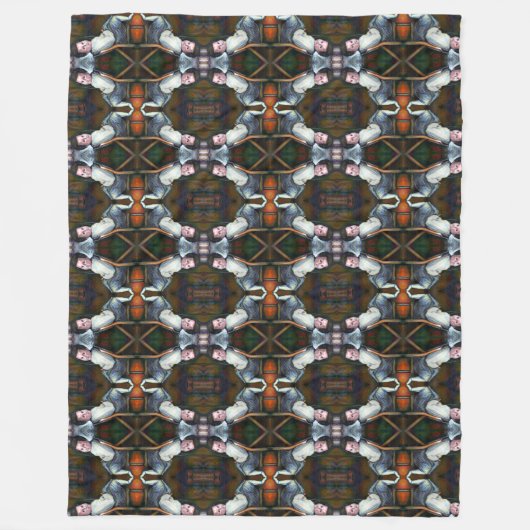 Synesthesie Fleece Deken (Voorkant)