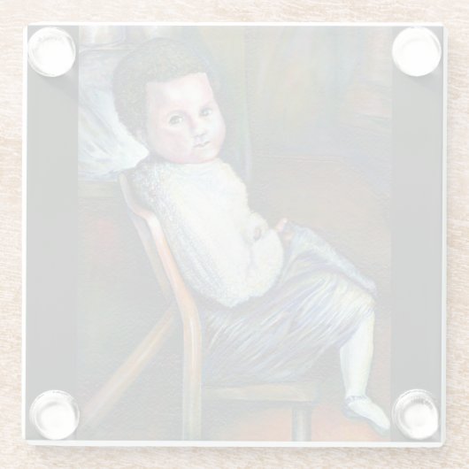 Synesthesie Glazen Onderzetter (Achterkant)